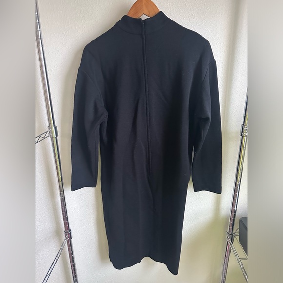 TALBOTS Mock Neck Dress. - Picture 5 of 7